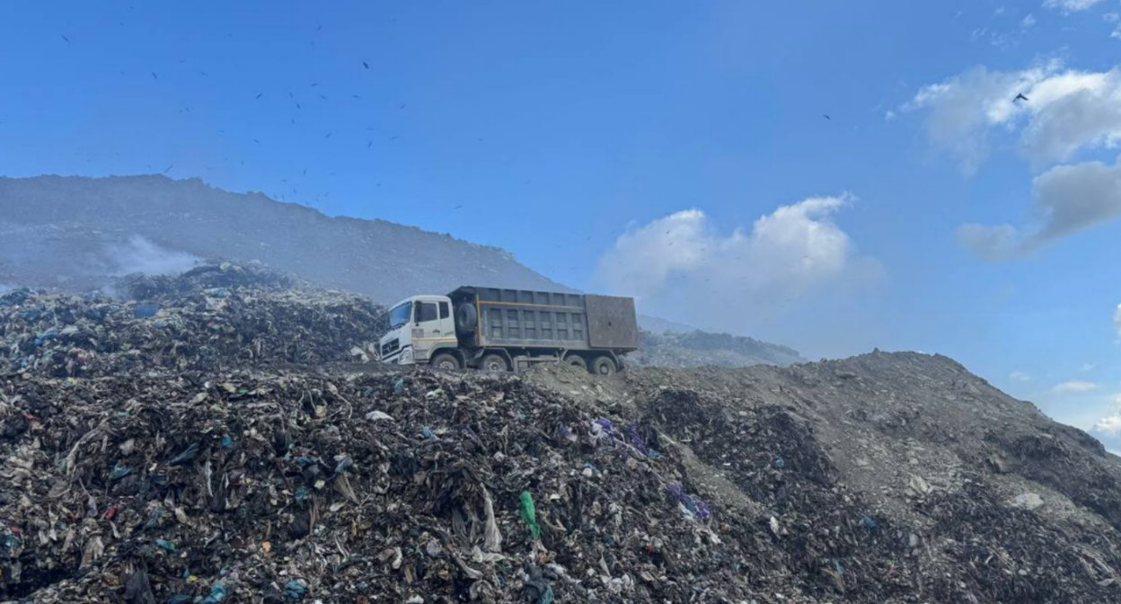 Landfill on Mount Shchelba. Photo from the press service of the administration of Novorossiysk dated 1.04.25 https://t.me/pressnovoross/3120 Landfill on Mount Shchelba. Photo from the press service of the administration of Novorossiysk dated 1.04.25 https://t.me/pressnovoross/3120